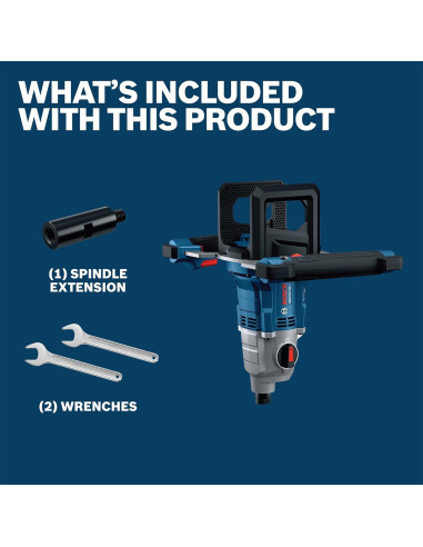 Mezclador de Alto Par Bosch GRW18V-160 18V Sin Escobillas