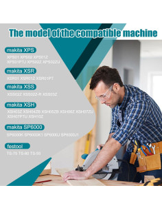 Riel de Guía para Sierra de Pista Makita 194368-5 279.4 cm 2