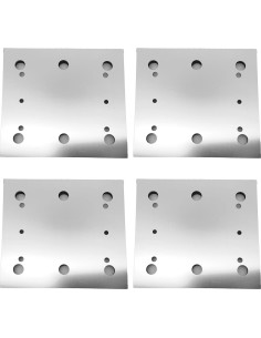 4 Almohadillas de Respaldo para Lijadora Makita BO4556 11.43x10.16cm 2