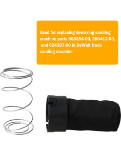 Bolsas de Polvo KAZFFD para Lijadora DeWalt D26451 - 2 Piezas 2