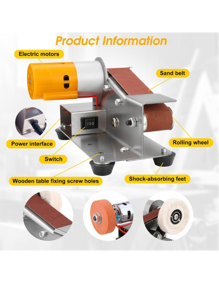 Mini Lijadora de Banda Mornajina 7 Velocidades 1.4kg Mini Lijadora de Banda Mornajina 7 Velocidades 1.4kg