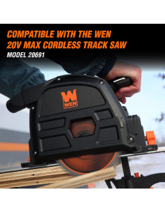 Guía de Riel de Sierra de Pista WEN CT9110 139.7 cm con Adaptadores 2