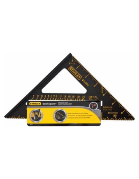Escuadra de Aluminio Stanley 20.7 cm - Herramienta de Diseño Rápido