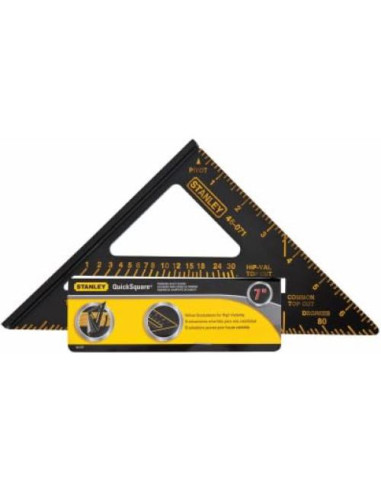 Escuadra de Aluminio Stanley 20.7 cm - Herramienta de Diseño Rápido