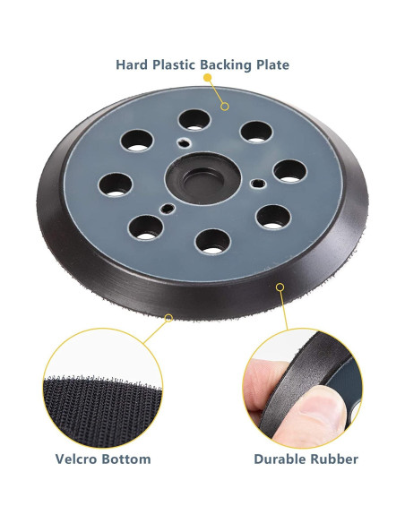 Pad de Reemplazo para Lijadora 5" Makita BO5010 y Compatibles