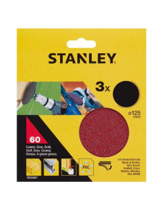 Discos autoadherentes STANLEY 125mm para amoladoras