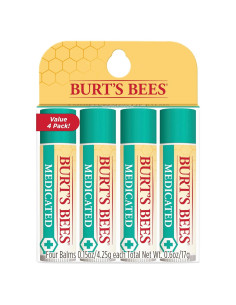 Balm de Labios Medicado Burt's Bees 4 Tubos 4.25 g Natural