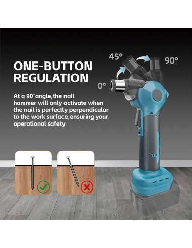 Clavadora de Palma Inalámbrica Lezwuatoolz 18V Sin Escobillas