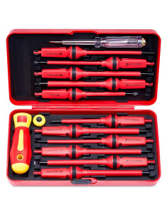 Juego de Destornilladores Aislados KOOPOOL 13 Piezas 1000V