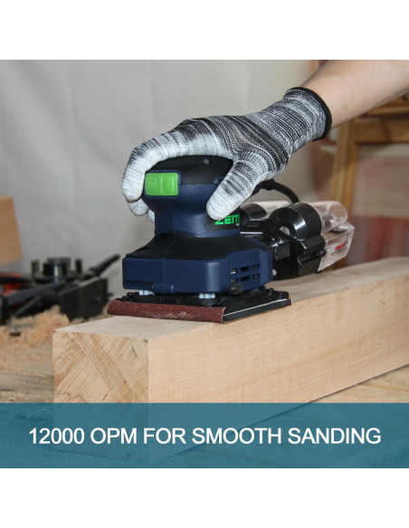 Lijadora Eléctrica de Palma ZEITE 2.4 Amp 14000 OPM 12 Pzs