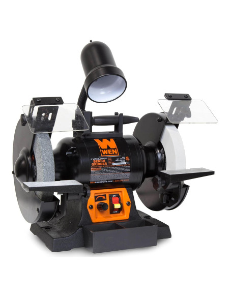 Amoladora de Banco WEN BG4280 5A 8" Velocidad Variable con Luz