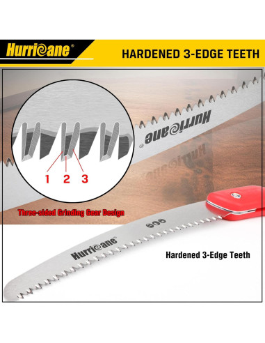 Sierra de Mano Plegable HURRICANE 10" SK5 para Jardinería