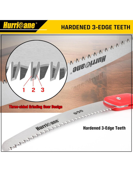Sierra de Mano Plegable HURRICANE 10" SK5 para Jardinería