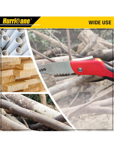 Sierra de Mano Plegable HURRICANE 10" SK5 para Jardinería