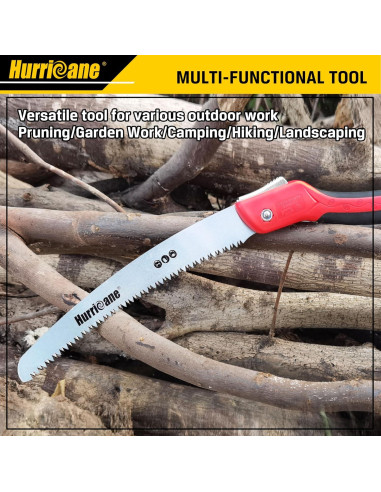 Sierra de Mano Plegable HURRICANE 10" SK5 para Jardinería