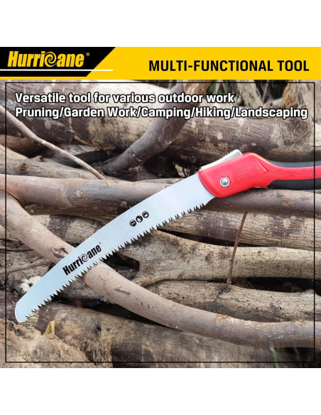 Sierra de Mano Plegable HURRICANE 10" SK5 para Jardinería