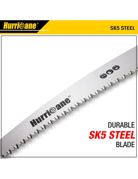 Sierra de Mano Plegable HURRICANE 10" SK5 para Jardinería
