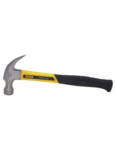 Martillo Stanley 51-621 Fibra de Vidrio 0.45 kg Garra Curva