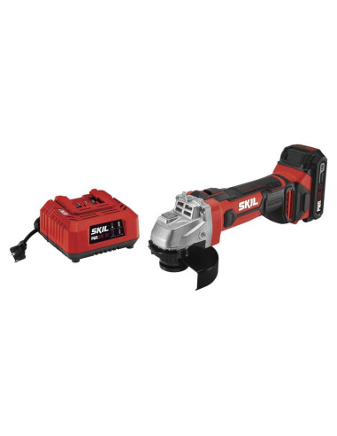 Amoladora Angular Skil 20V 4-1/2" con Batería 2.0Ah y Cargador
