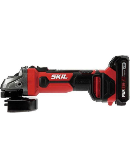 Amoladora Angular Skil 20V 4-1/2" con Batería 2.0Ah y Cargador