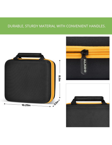 Caja de Almacenamiento para Baterías Dewalt 20V/60V - Amarillo