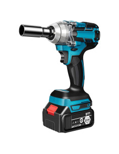 Llave de impacto inalámbrica HIYTCU 21V 320Nm con 6 manguitos