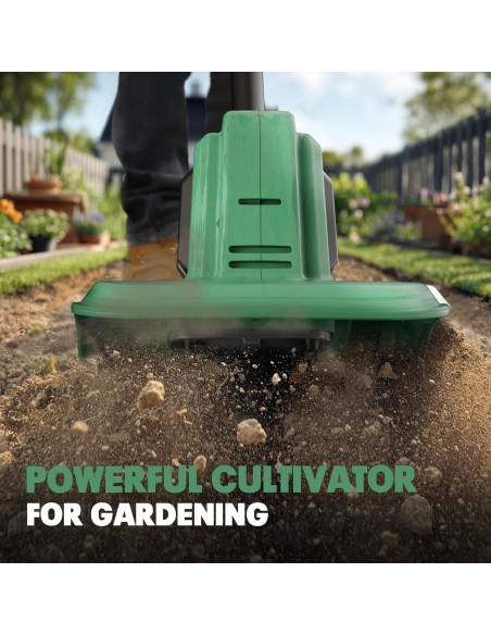 Cultivador Eléctrico Inalámbrico Mayoki TLMT18 270 RPM 22 cm