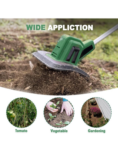 Cultivador Eléctrico Inalámbrico Mayoki TLMT18 270 RPM 22 cm