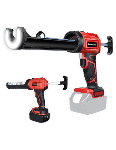 Pistola de Silicona Eléctrica CdbestBm 18V Inalámbrica LED 10oz