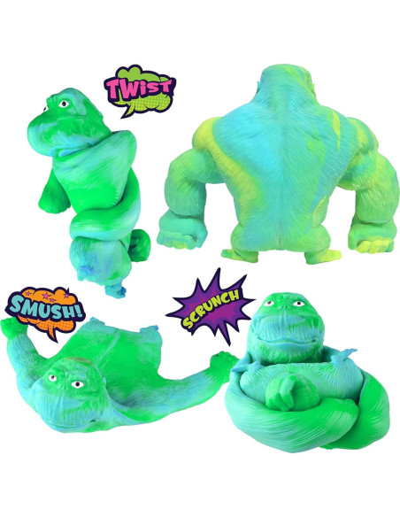 Juguete Antiestrés Gorila YHan Mediano Azul-Verde 0.78kg
