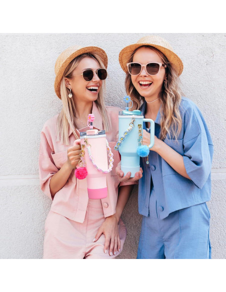 Accesorios para Vaso Stanley NancyL - Correa, Tapón y Charms