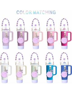 Set de Accesorios para Taza Stanley Rhewatin 7 Piezas Morado 2