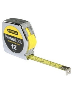 Cinta métrica Stanley 33-272 3.66 m con escala decimal