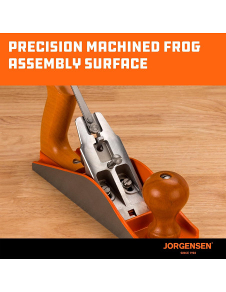 Cepillo Manual JORGENSEN 10" (25.4 cm) de Madera Profesional