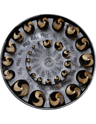 Juego de Brocas Escalonadas de Cobalto 29 Piezas Drill America