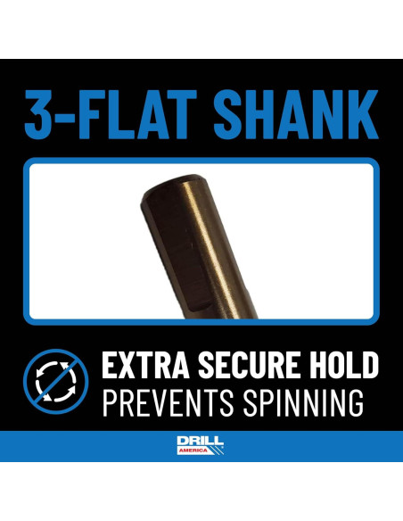 Juego de Brocas Escalonadas de Cobalto 29 Piezas Drill America