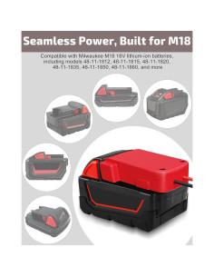 Adaptador de Batería 18V Crivon para Milwaukee M18 - Paquete de 2 2