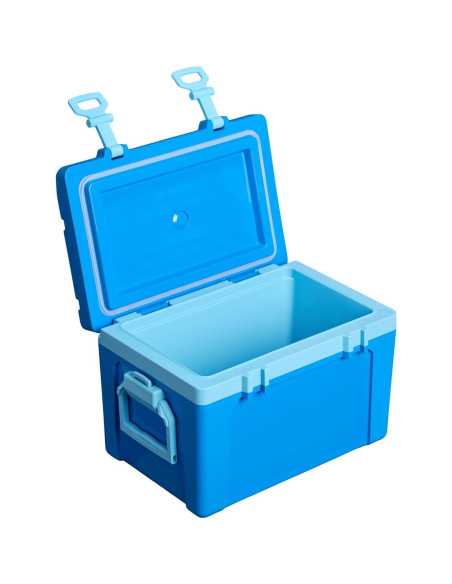 Hielera Stanley Aventura Easy-Carry 25QT Azul Aislada