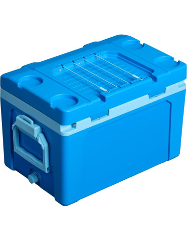 Hielera Stanley Aventura Easy-Carry 25QT Azul Aislada