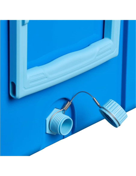 Hielera Stanley Aventura Easy-Carry 25QT Azul Aislada