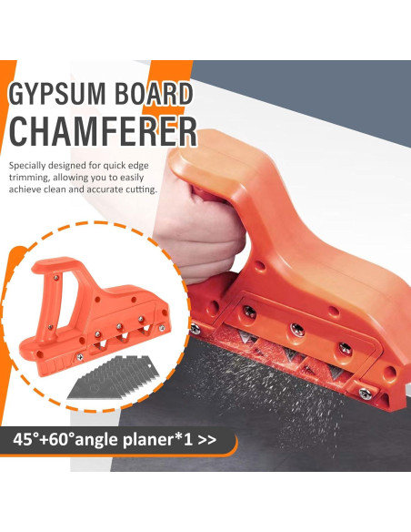 Cortador Rápido de Placas de Yeso HOTBEST 230mm con 10 Cuchillas