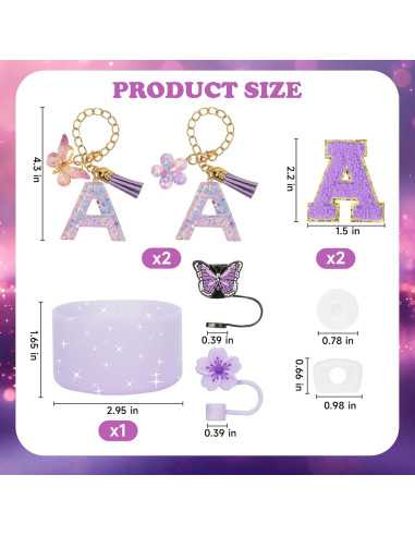 Juego de Accesorios 9PCS Liangang para Stanley Cup 30oz y 40oz