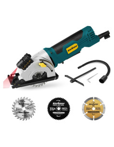Sierra Circular Mini Enventor 4.8A 4000RPM 3 Hojas 85mm
