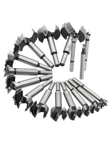 Juego de Brocas Forstner 16PCS GMTOOLS para Madera 6.3-53.98mm