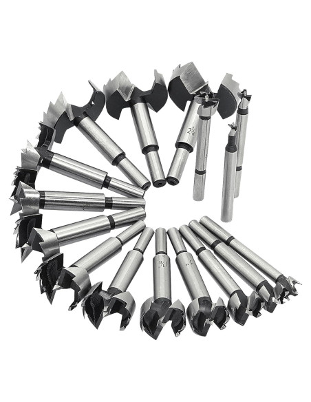 Juego de Brocas Forstner 16PCS GMTOOLS para Madera 6.3-53.98mm