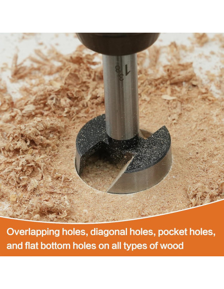 Juego de Brocas Forstner 16PCS GMTOOLS para Madera 6.3-53.98mm