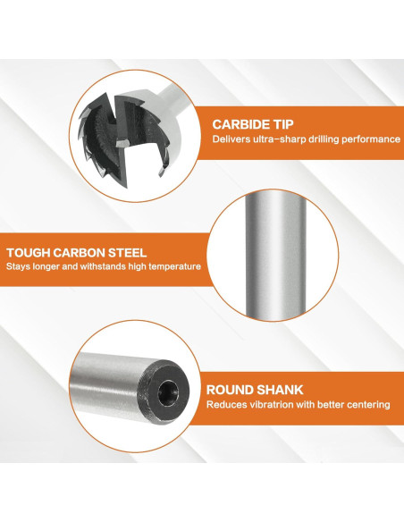 Juego de Brocas Forstner 16PCS GMTOOLS para Madera 6.3-53.98mm