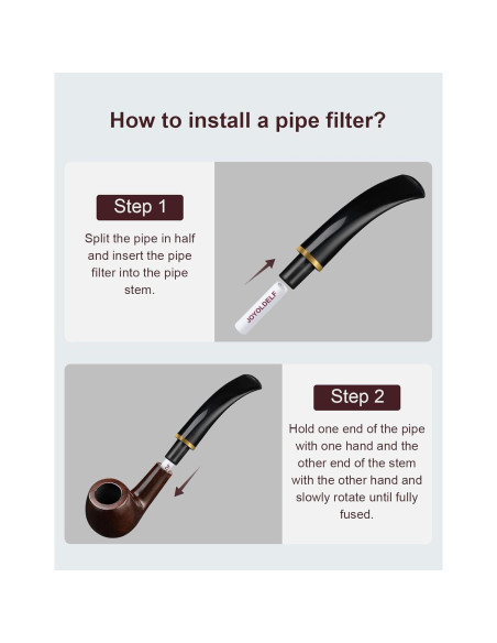 Filtros de Tubo de 9mm Joyoldelf - 120 Filtros de Carbono