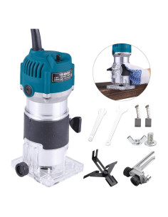 Fresadora de Madera AKYPACH 800W 30000RPM Azul