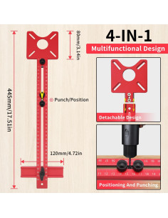 Soporte de Ranura de Fresadora 4 en 1 PMMJ - Plantilla Ajustable 2